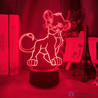 Lampe Roi Lion Simba Enfant