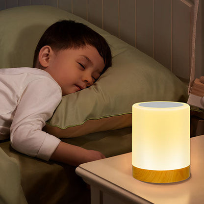 Lampe de chevet sans fil portable à luminosités multicolores