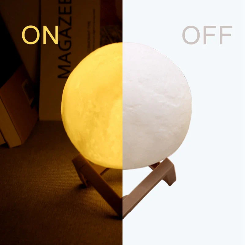 Lampe de Nuit LED Lunaire 