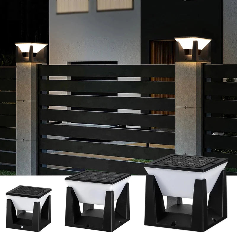 Lampe Solaire de Pilier LED IP65