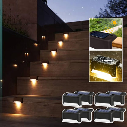 Lampes solaires de terrasse à LED étanches