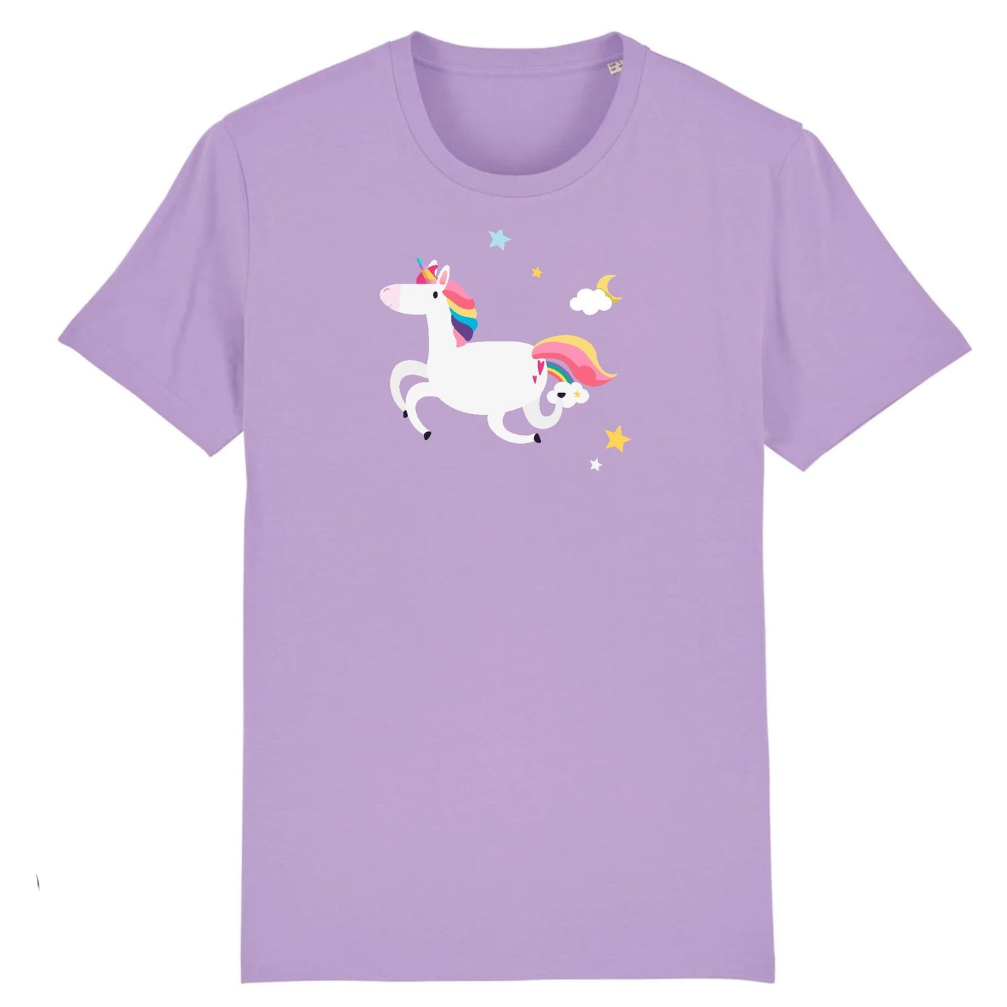 T shirt Unisex Licorne et étoiles