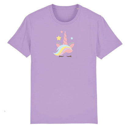 T shirt Unisex Licorne avec corne rose