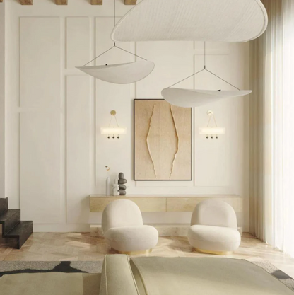 Lustre Suspendu ZenLume – Design Japandi & Ambiance Apaisante