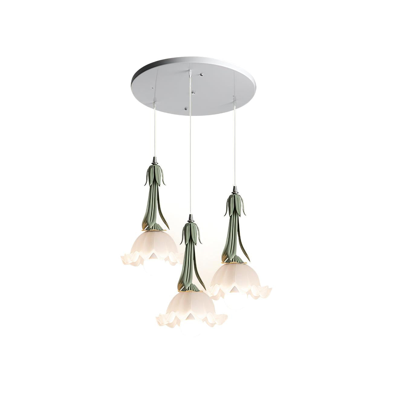 Suspension Maiglöckchen - Design Floral Élégant, Lueur Douce, LED, E27