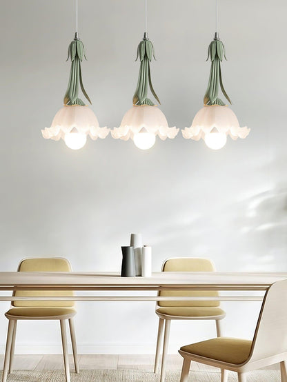 Suspension Maiglöckchen - Design Floral Élégant, Lueur Douce, LED, E27