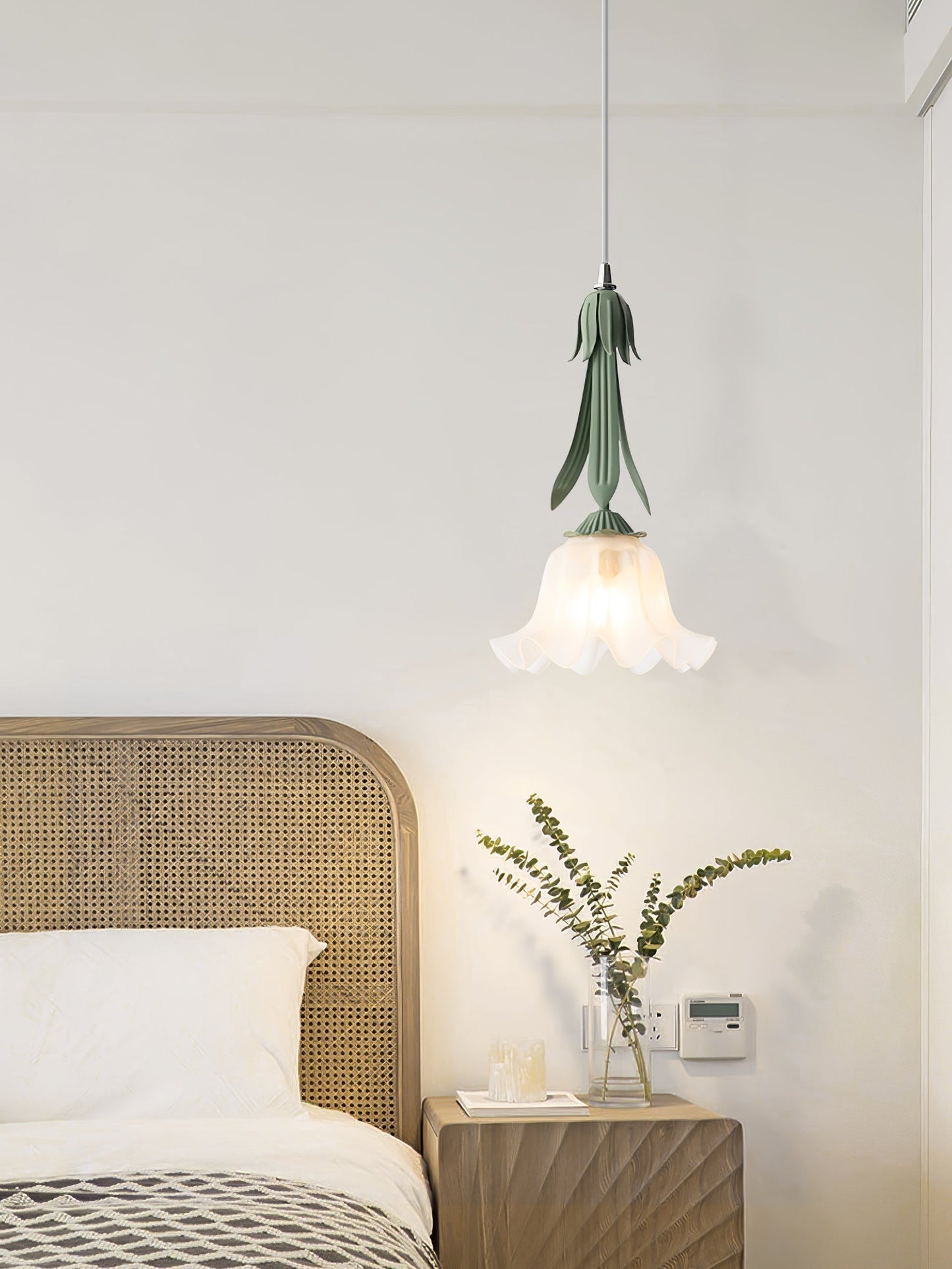 Suspension Maiglöckchen - Design Floral Élégant, Lueur Douce, LED, E27