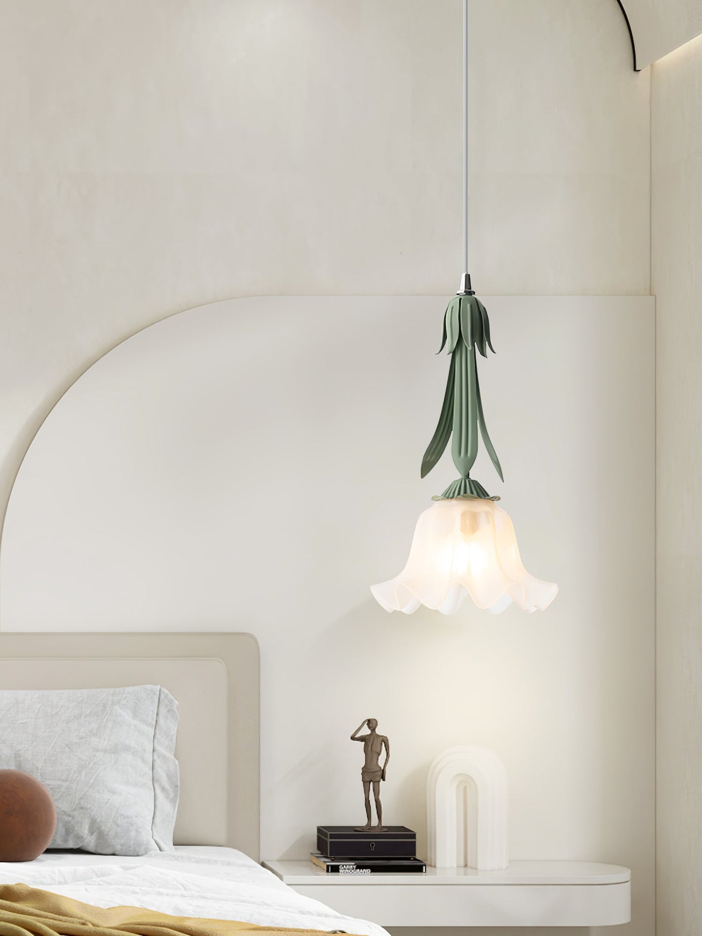Suspension Maiglöckchen - Design Floral Élégant, Lueur Douce, LED, E27