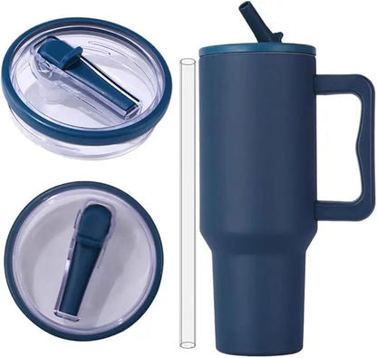 Lot 2 couvercles de remplacement avec paille pour Stanley cup et Hydro Jug 40 oz