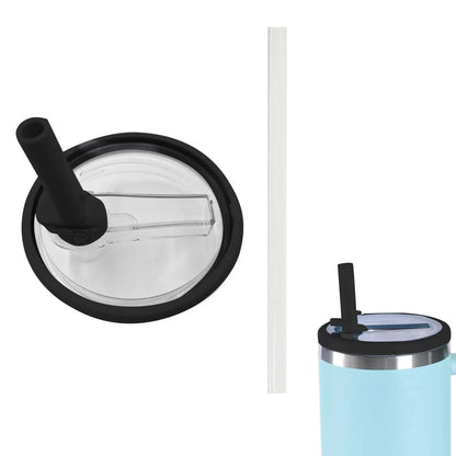 Lot 2 couvercles de remplacement avec paille pour Stanley cup et Hydro Jug 40 oz