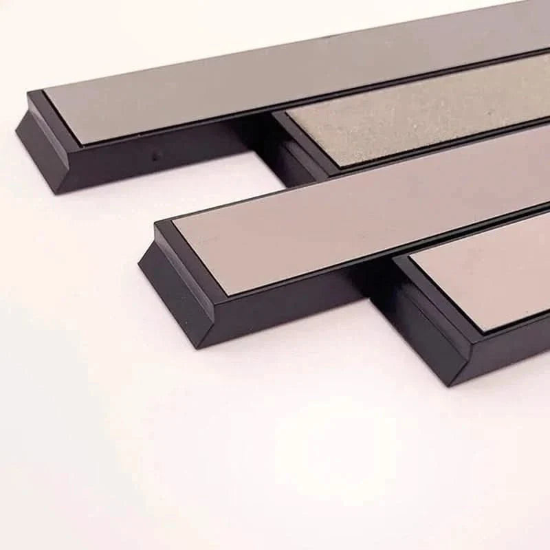 Lots 4 Pierre à aiguiser diamantée pour couteaux de cuisine 300# 800# 1600# 2500#