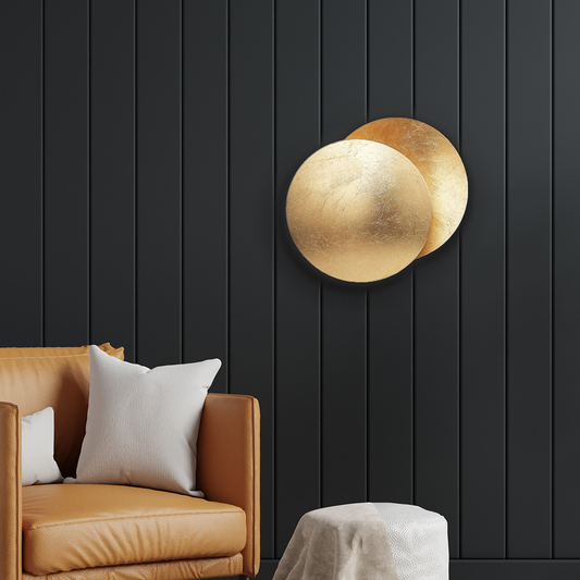 Applique Murale LED Lunaire – Design Moderne en Forme d'Éclipse