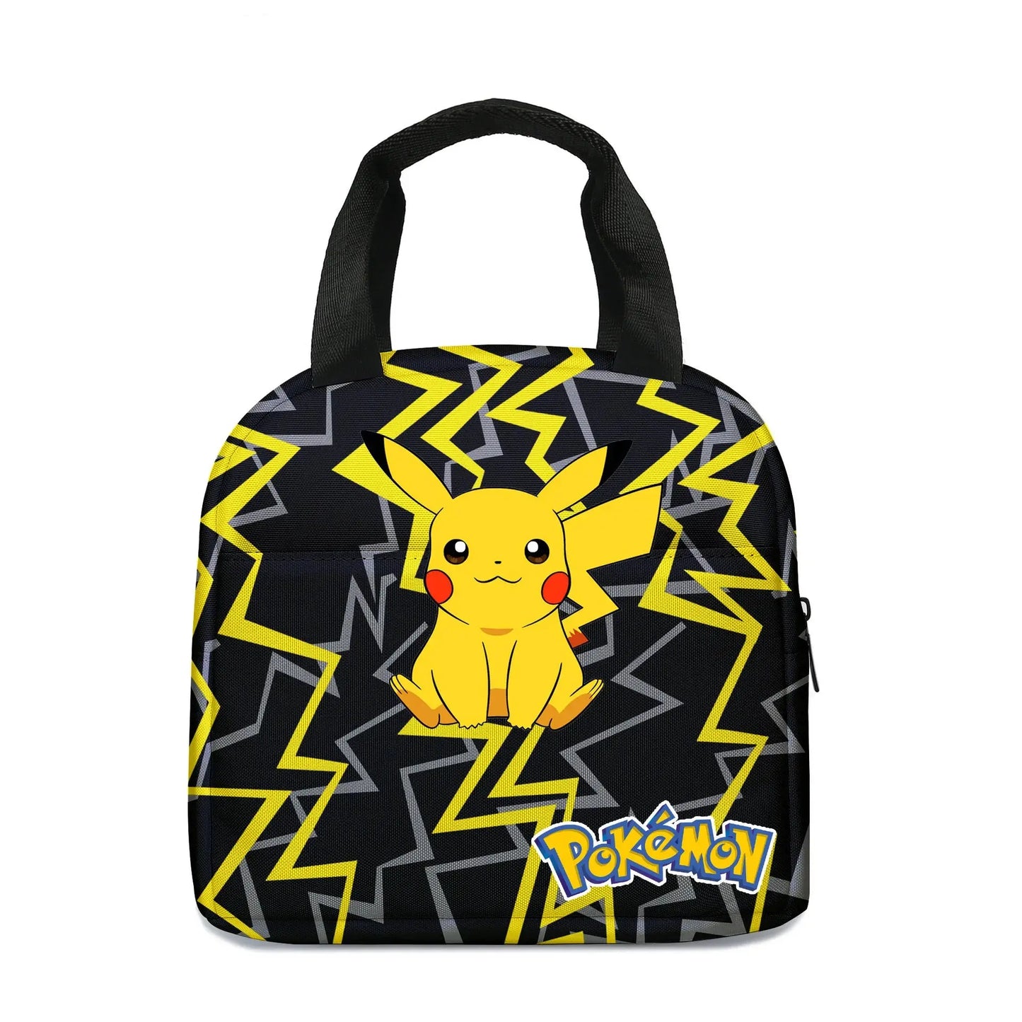 Lunch Bag Isotherme Pokémon Noir et Jaune (Enfant)