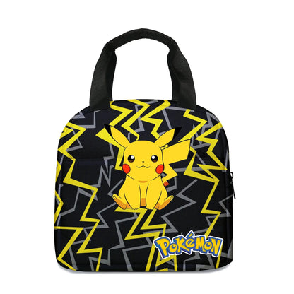 Lunch Bag Isotherme Pokémon Noir et Jaune (Enfant)