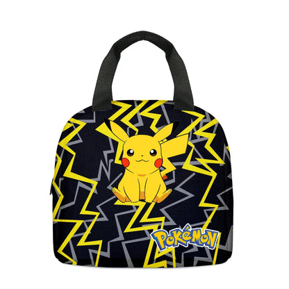 Lunch Bag Isotherme Pokémon Noir et Jaune (Enfant)