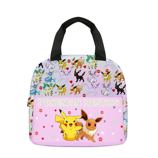 Lunch Bag Isotherme Enfant Rose (Pokémon)