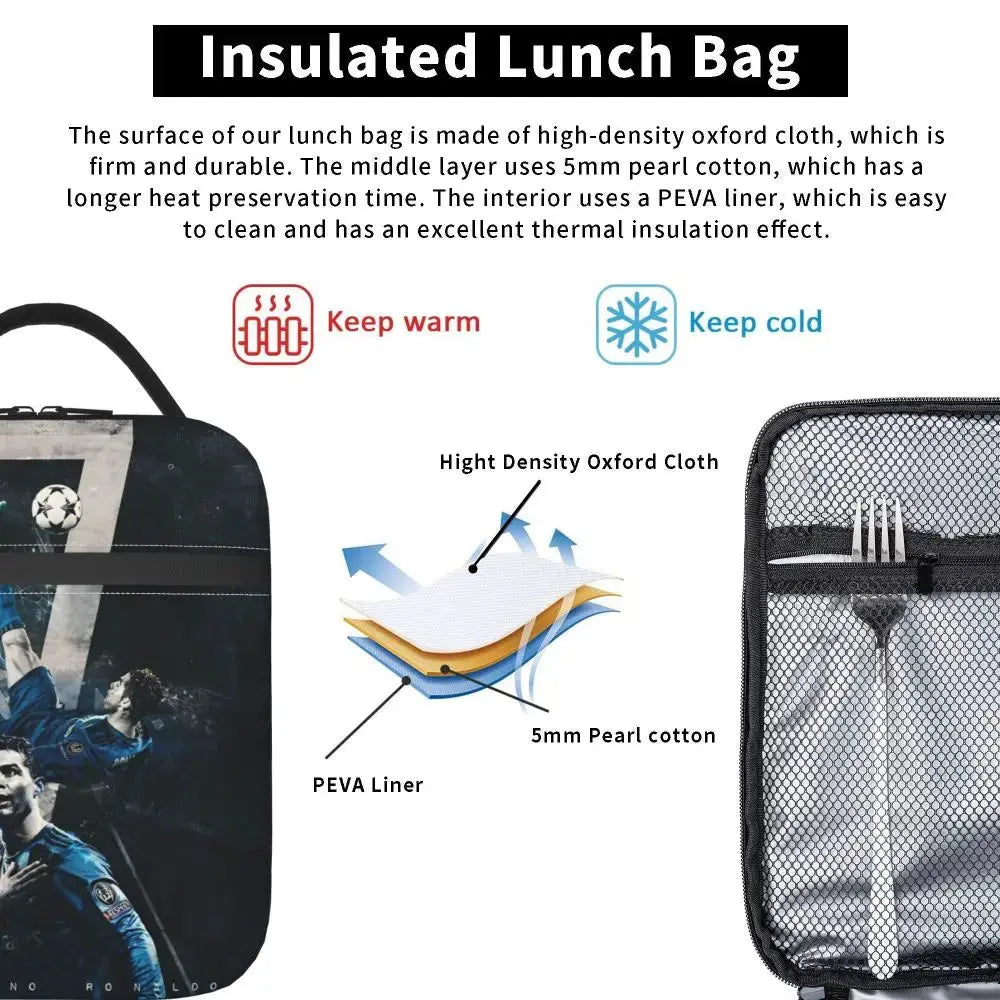 Lunch Bag Isotherme (Cristiano Ronaldo CR7)