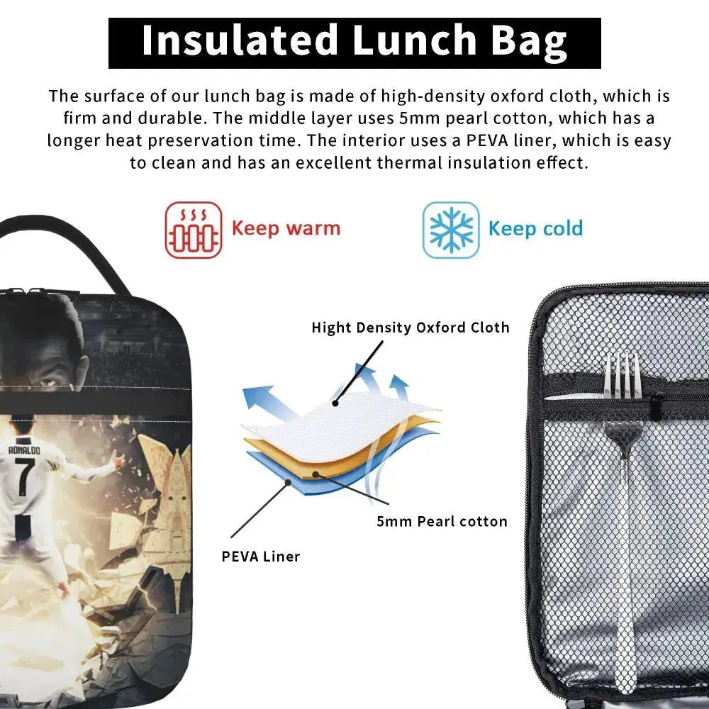 Lunch Bag Isotherme (Cristiano Ronaldo CR7)