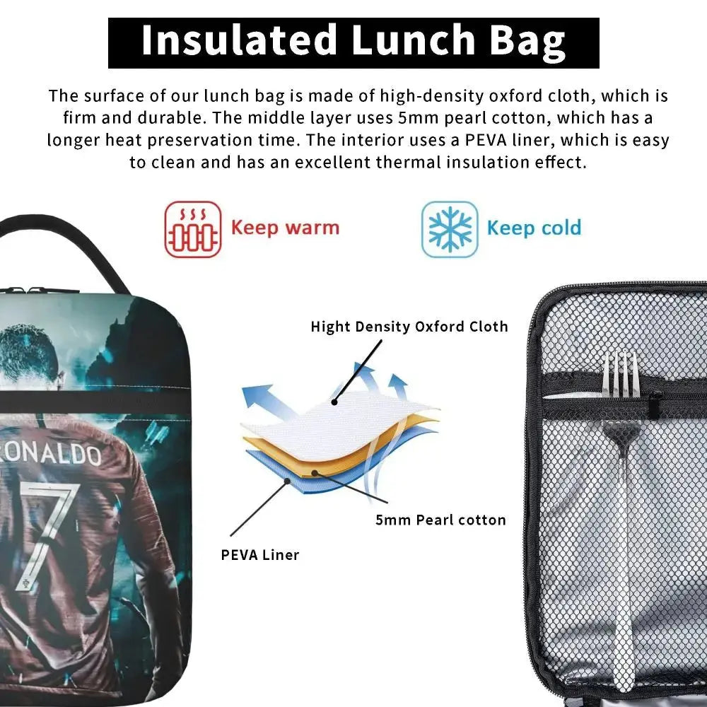 Lunch Bag Isotherme (Cristiano Ronaldo CR7)