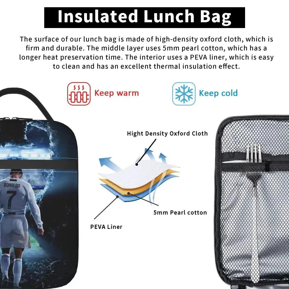Lunch Bag Isotherme (Cristiano Ronaldo CR7)
