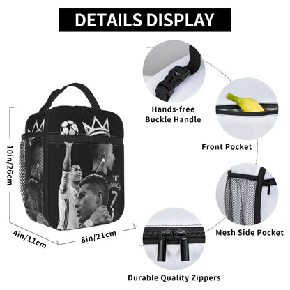 Lunch Bag Isotherme (Cristiano Ronaldo CR7)