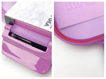 Lunch Box Micro Onde Violet Avec Petite Gourde 33 cl (Healthy)