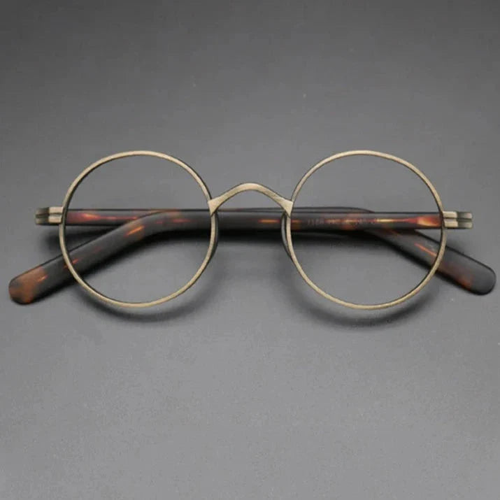 Lunette ronde vintage homme