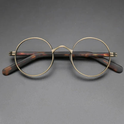 Lunette ronde vintage homme