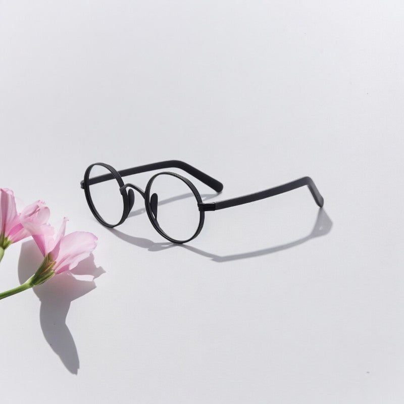 Lunette ronde vintage homme