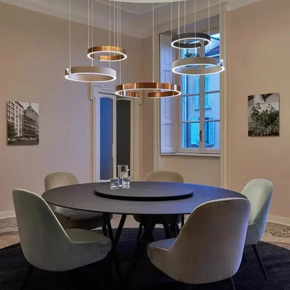 Lustre LED Circulaire Suspendu