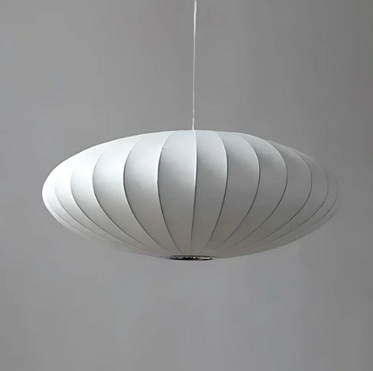 Lustre Suspendu Velura – Élégance en Soie & Éclairage Raffiné