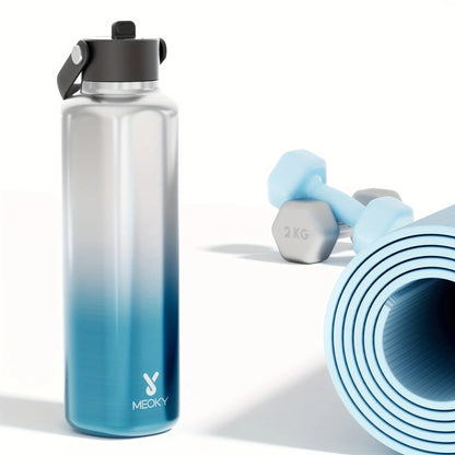 MEOKY Gourde d'Eau Isotherme 24oz (Bleu anthracite)