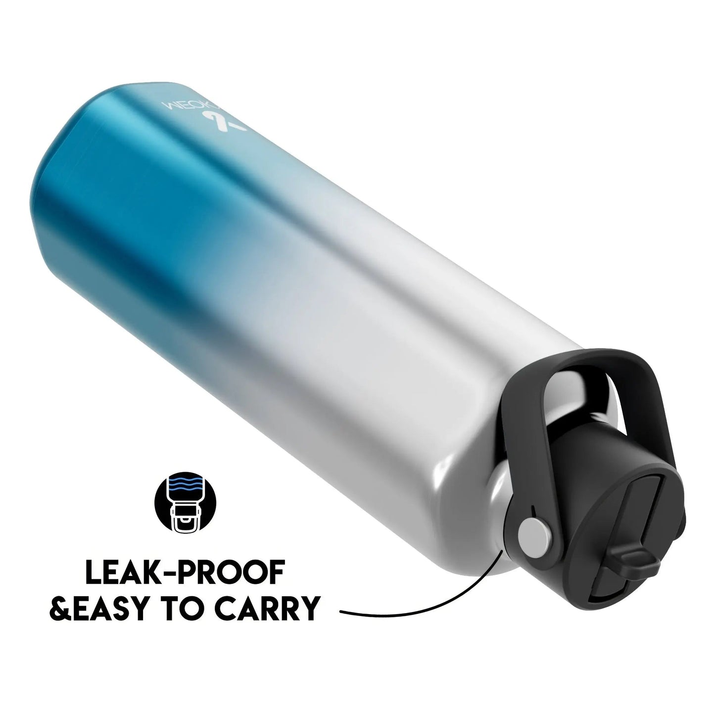 MEOKY Gourde d'Eau Isotherme 24oz (Bleu anthracite)