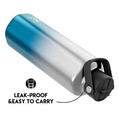 MEOKY Gourde d'Eau Isotherme 24oz (Bleu anthracite)