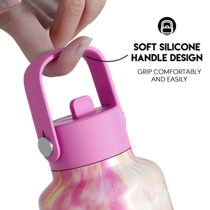 MEOKY Gourde d'Eau Thermique 24oz (Tulipe rose)