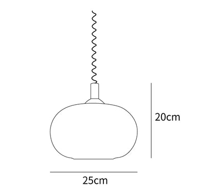 Suspension Macaron Spring - Design Coloré et Élégant, LED ou Ampoule Edison, Idéale pour Cuisine et Salon