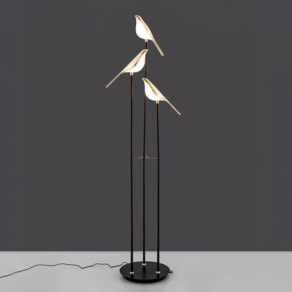 Lampe Magpie Perch - Élégance Naturelle, Design Moderne, LED Intégrée, Stehlampe ou Lampe de Table