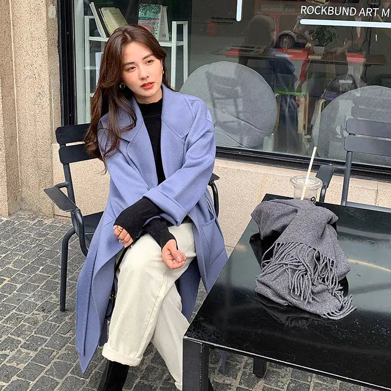 Manteau long classe femme-Old Money