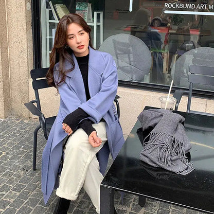 Manteau long classe femme-Old Money