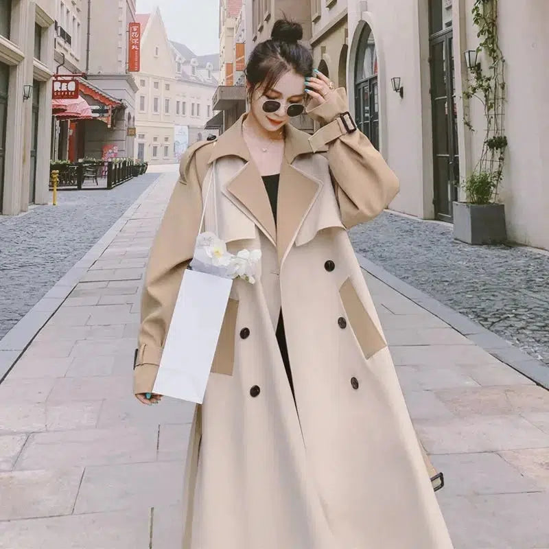 Manteau long femme luxe-Old Money