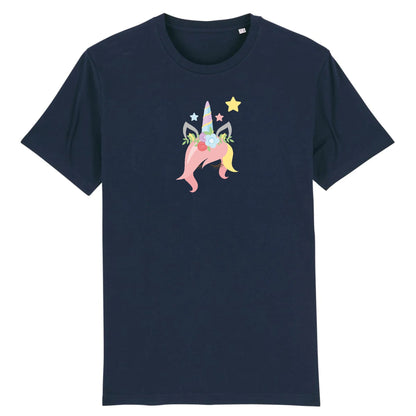 T shirt Licorne avec des fleurs sur la tête