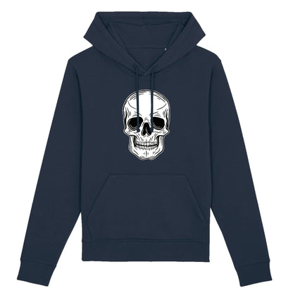 Sweat à capuche Tête de Mort Blanche