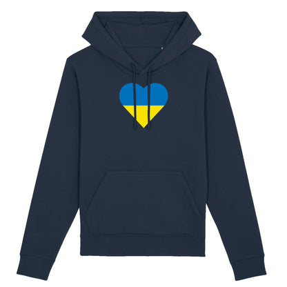 Sweat à capuche Ukraine Coeur