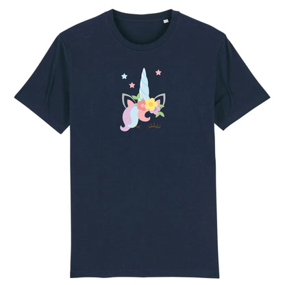 T shirt Licorne avec fleurs