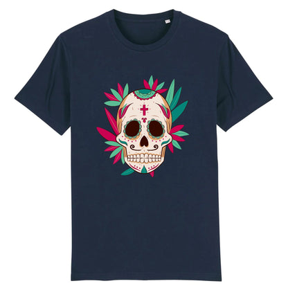 T shirt tete de mort mexicaine eglise
