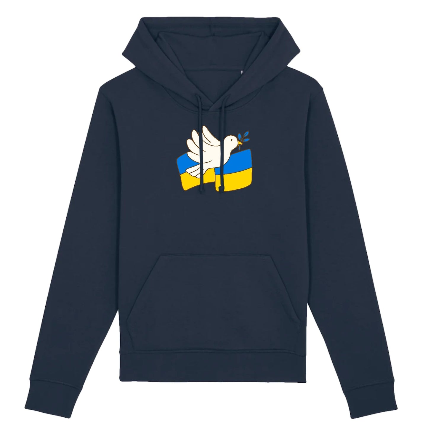 Sweat à capuche Ukraine appel à la paix