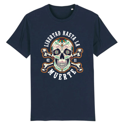 T shirt tete de mort mexicaine Libertad Muerte