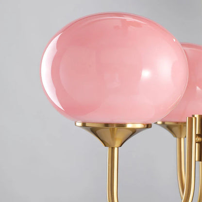 Lustre Macaron Design – L'Élégance Florale Suspendue