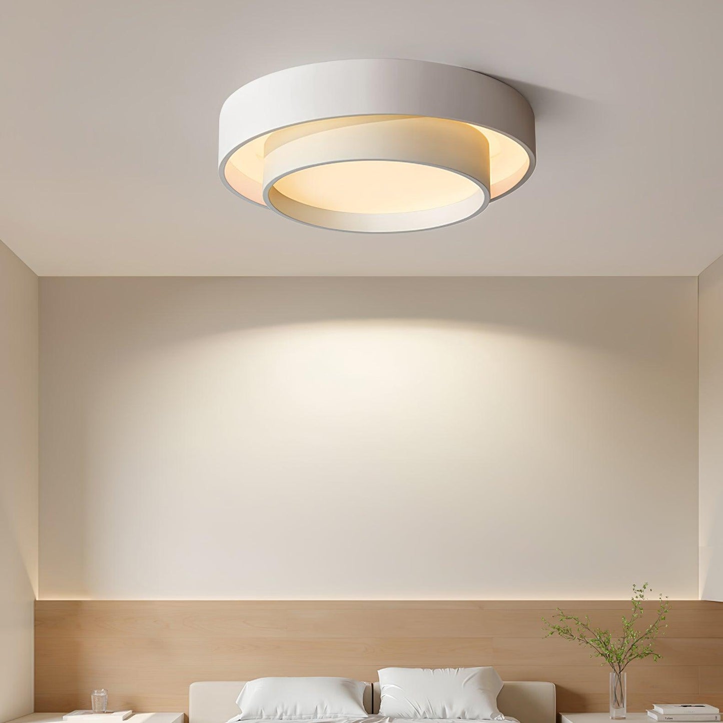 Plafonnier Moderne à LED - Design Cylindrique Élégant et Intégré