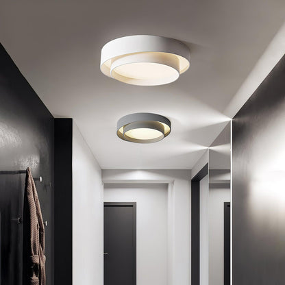 Plafonnier Moderne à LED - Design Cylindrique Élégant et Intégré